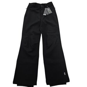 Free Country Women Flex Softshell Snow Pants Jet Black Water Resistant Small NWT